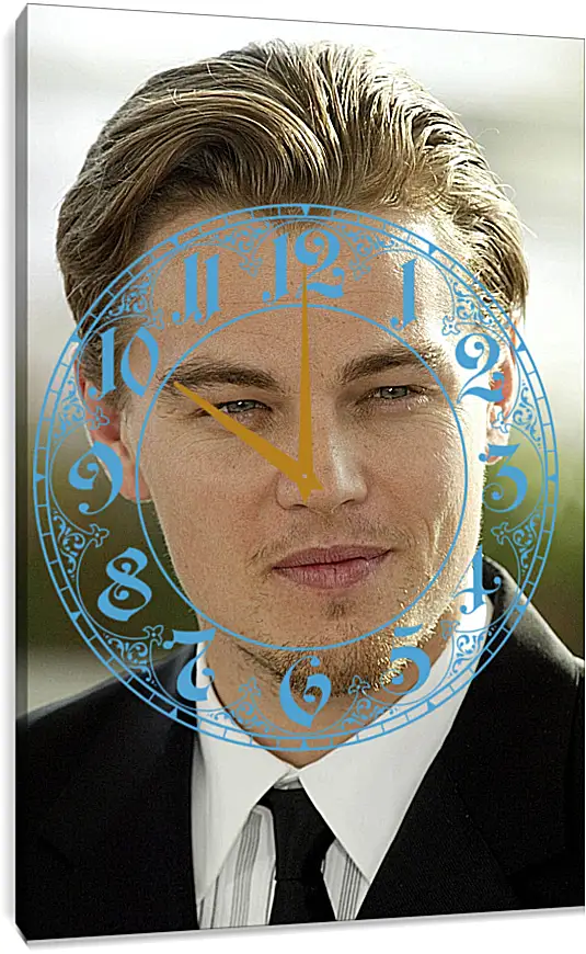 Часы картина - Леонардо Ди Каприо. Leonardo DiCaprio