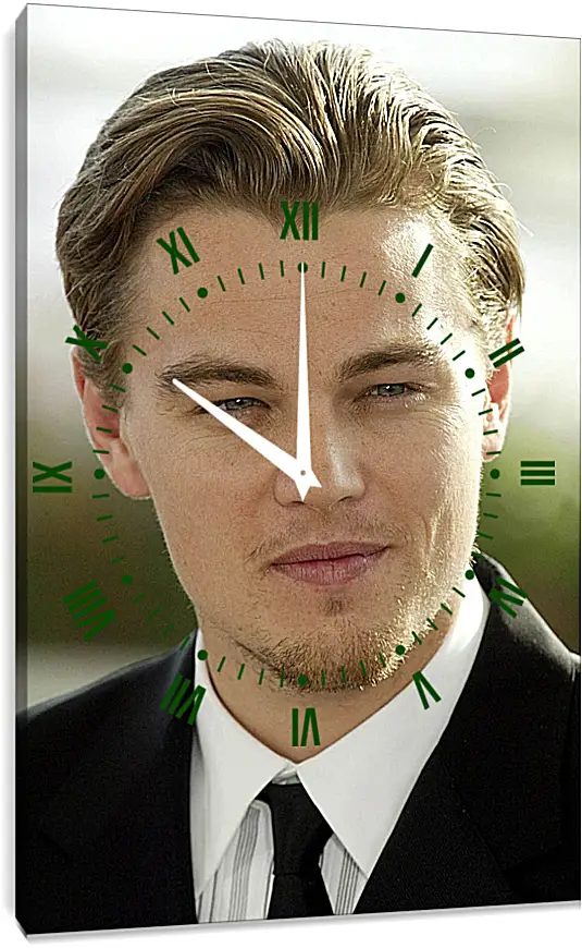 Часы картина - Леонардо Ди Каприо. Leonardo DiCaprio