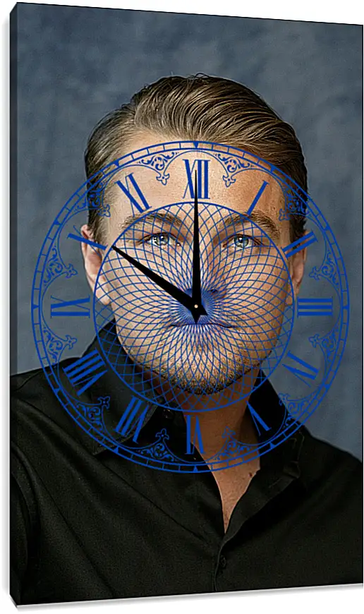 Часы картина - Леонардо Ди Каприо. Leonardo DiCaprio