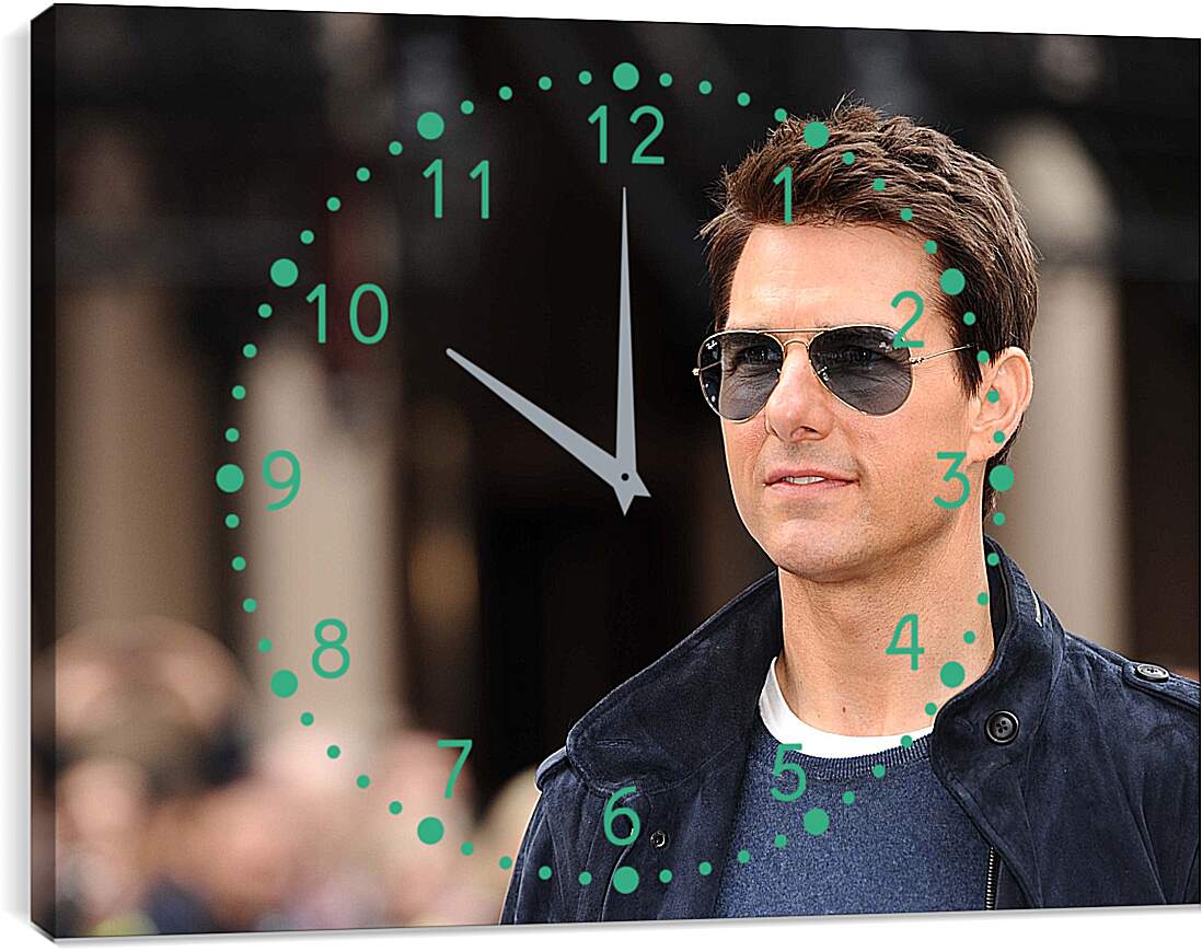 Часы картина - Том Круз. Tom Cruise