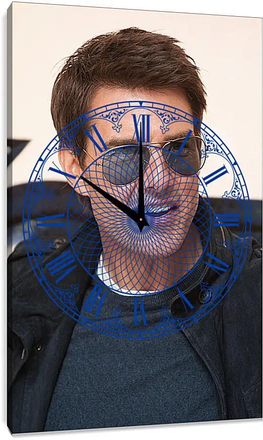 Часы картина - Том Круз. Tom Cruise