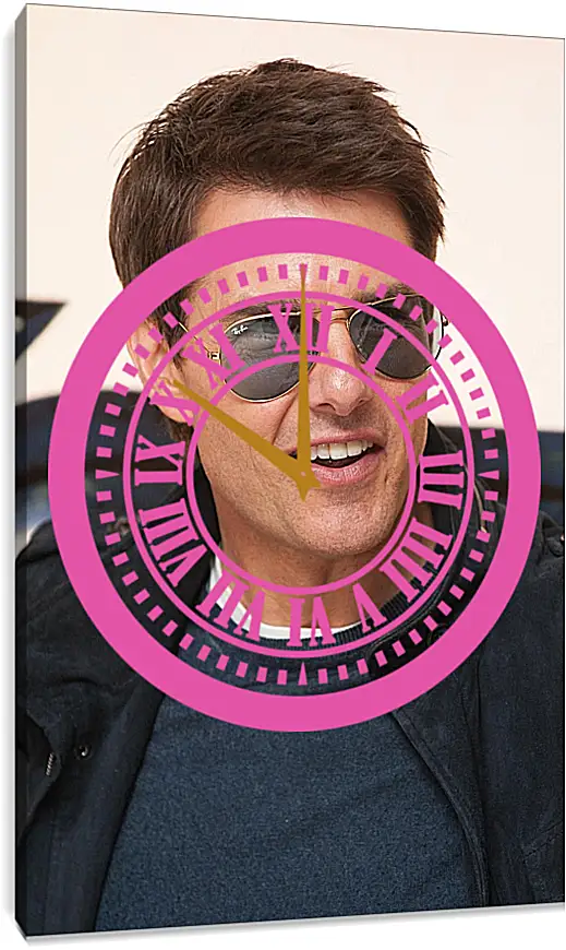 Часы картина - Том Круз. Tom Cruise