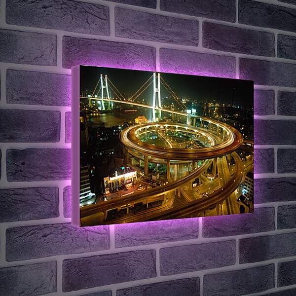 Лайтбокс световая панель - Город