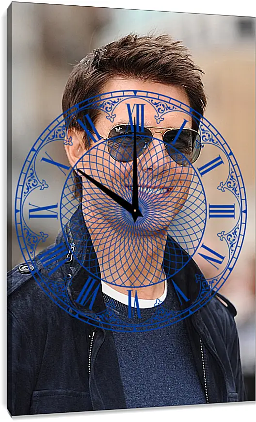 Часы картина - Том Круз. Tom Cruise