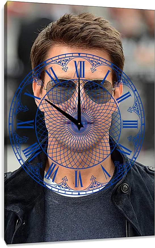 Часы картина - Том Круз. Tom Cruise