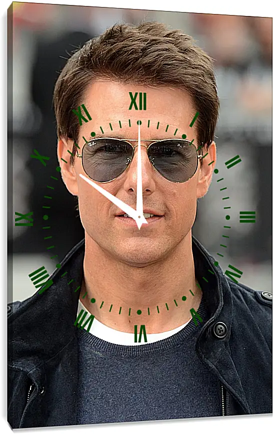 Часы картина - Том Круз. Tom Cruise