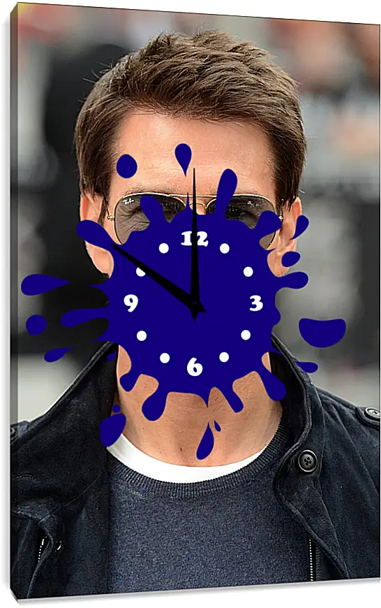 Часы картина - Том Круз. Tom Cruise