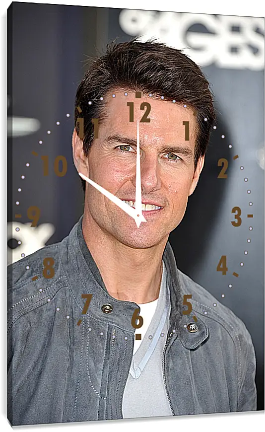 Часы картина - Том Круз. Tom Cruise