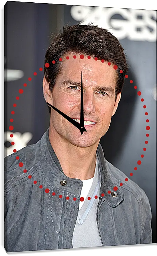 Часы картина - Том Круз. Tom Cruise