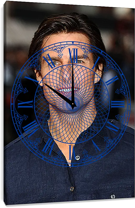 Часы картина - Том Круз. Tom Cruise