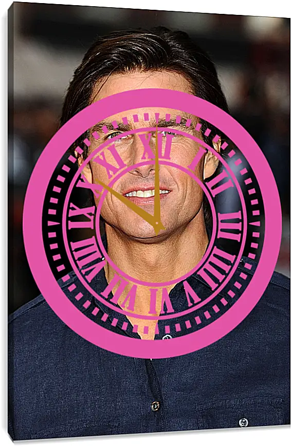 Часы картина - Том Круз. Tom Cruise