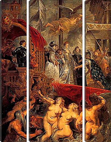 Модульная картина - Le Debarquement de la reine a Marseille. Питер Пауль Рубенс
