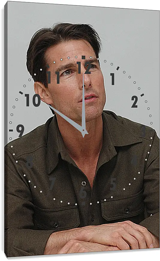 Часы картина - Том Круз. Tom Cruise