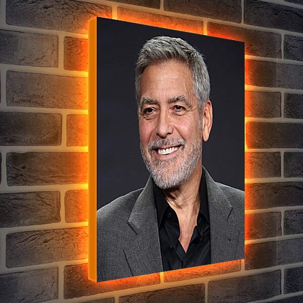 Лайтбокс световая панель - Джордж Клуни. George Clooney