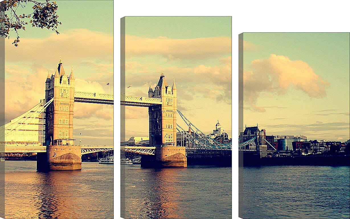 Модульная картина - Лондон. Тауэрский мост.