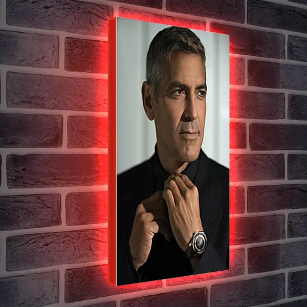 Лайтбокс световая панель - Джордж Клуни. George Clooney