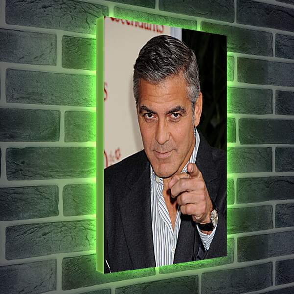 Лайтбокс световая панель - Джордж Клуни. George Clooney