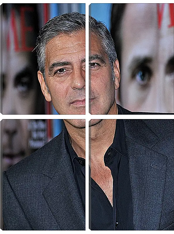 Модульная картина - Джордж Клуни. George Clooney