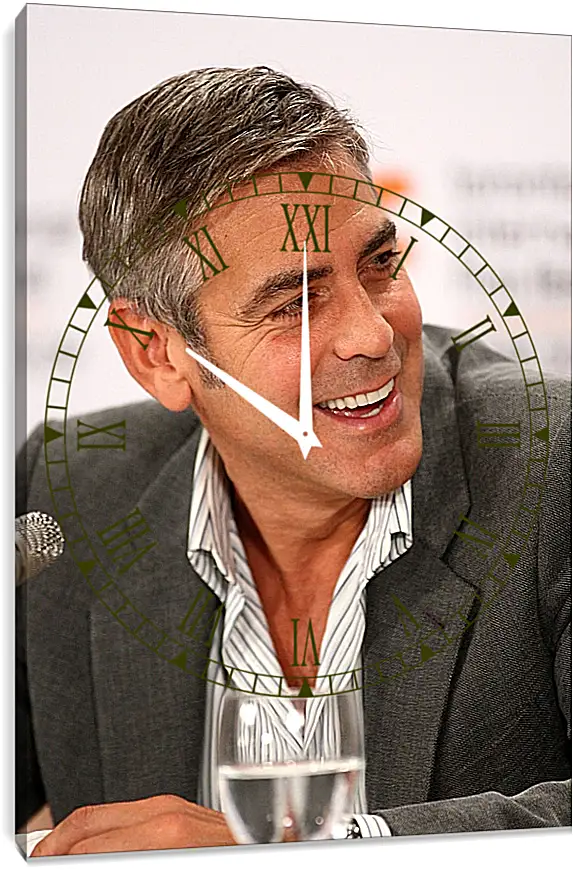 Часы картина - Джордж Клуни. George Clooney