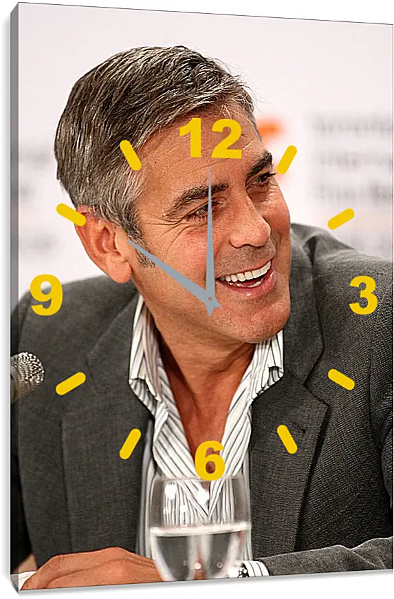 Часы картина - Джордж Клуни. George Clooney