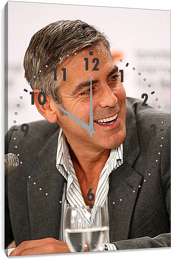 Часы картина - Джордж Клуни. George Clooney