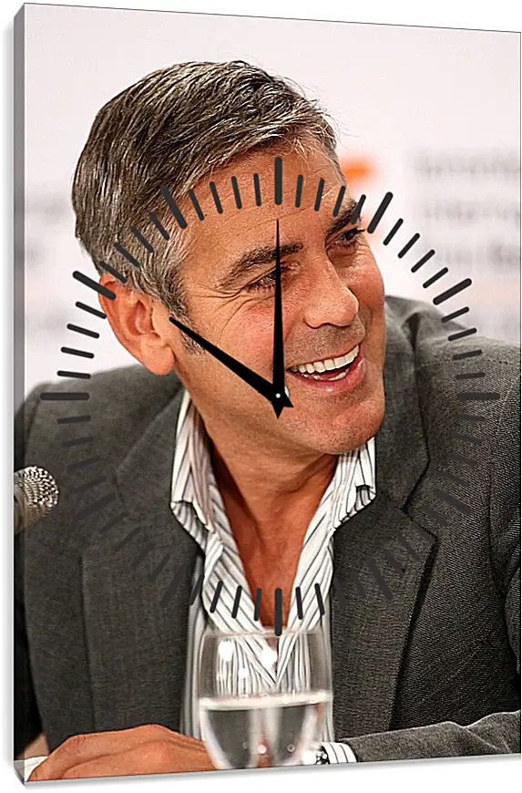 Часы картина - Джордж Клуни. George Clooney