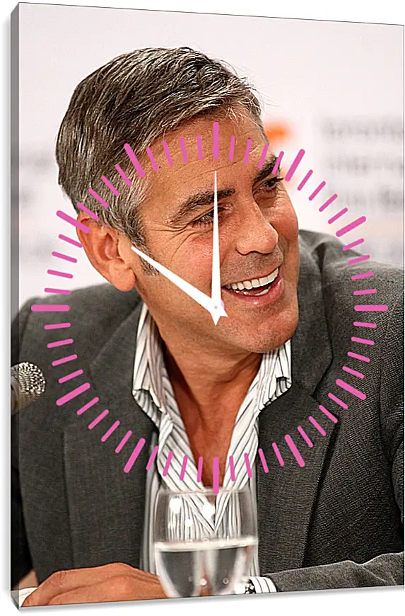 Часы картина - Джордж Клуни. George Clooney