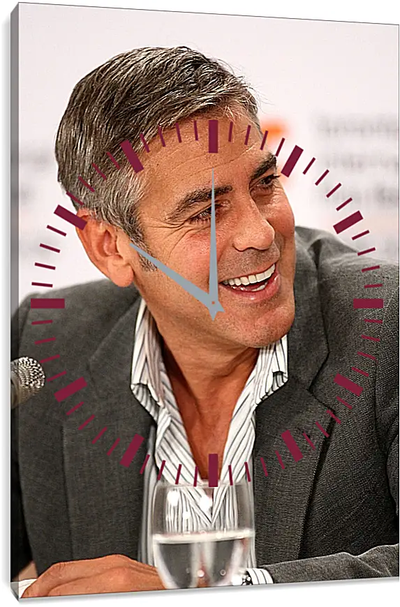 Часы картина - Джордж Клуни. George Clooney