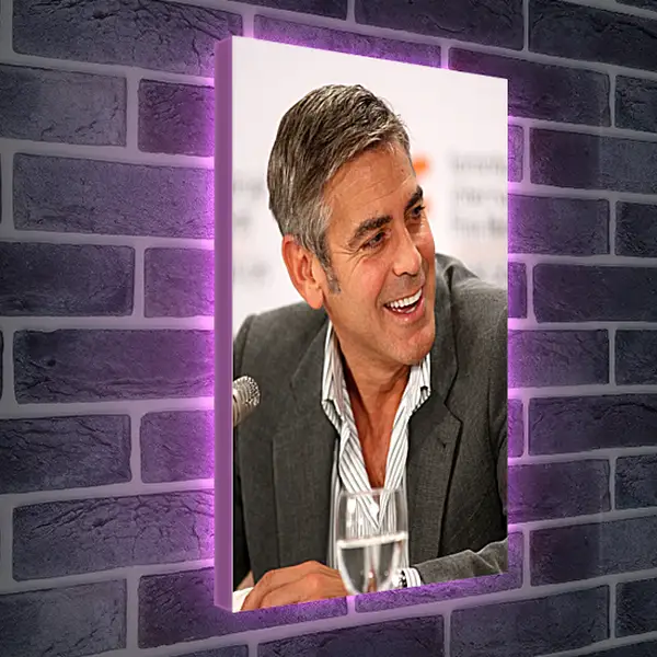 Лайтбокс световая панель - Джордж Клуни. George Clooney