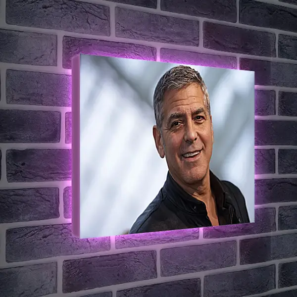 Лайтбокс световая панель - Джордж Клуни. George Clooney