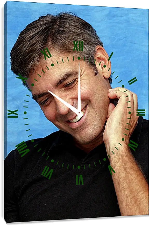 Часы картина - Джордж Клуни. George Clooney