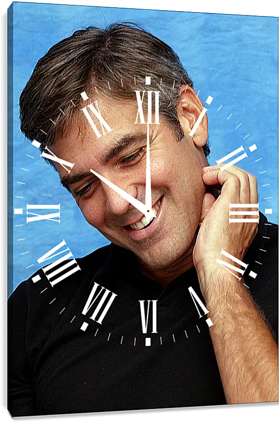 Часы картина - Джордж Клуни. George Clooney