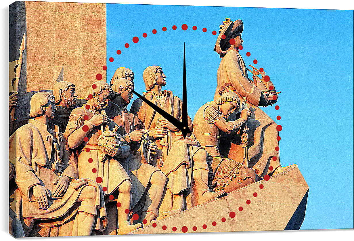Часы картина - Памятник первооткрывателям в Лиссабоне