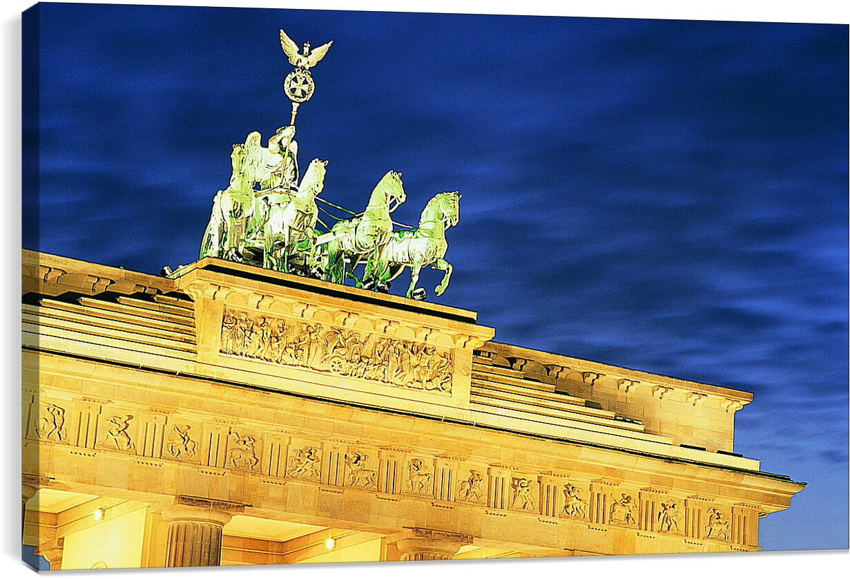 Постер и плакат - Бранденбургские ворота в Берлине