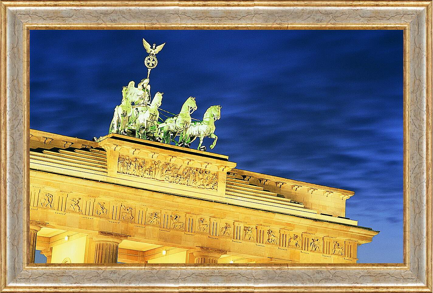 Картина в раме - Бранденбургские ворота в Берлине