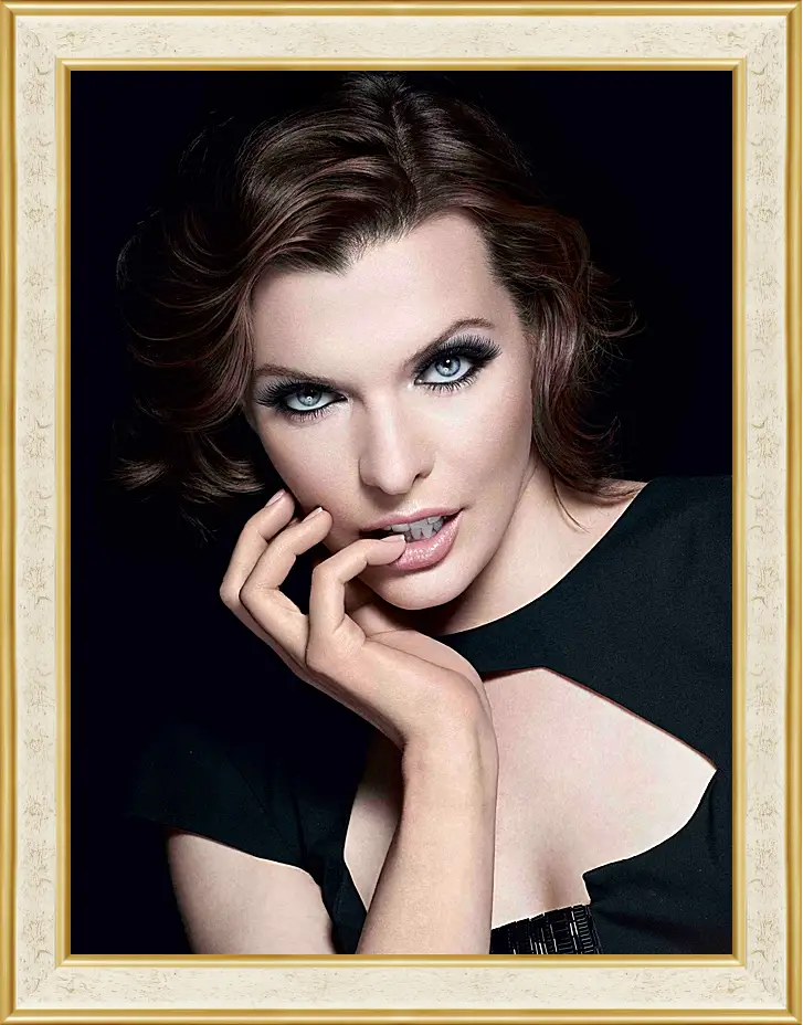 Картина в раме - Милла Йовович. Milla Jovovich