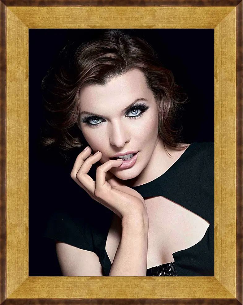 Картина в раме - Милла Йовович. Milla Jovovich