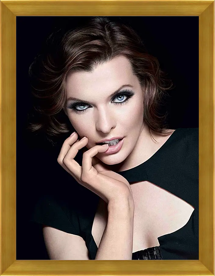 Картина в раме - Милла Йовович. Milla Jovovich