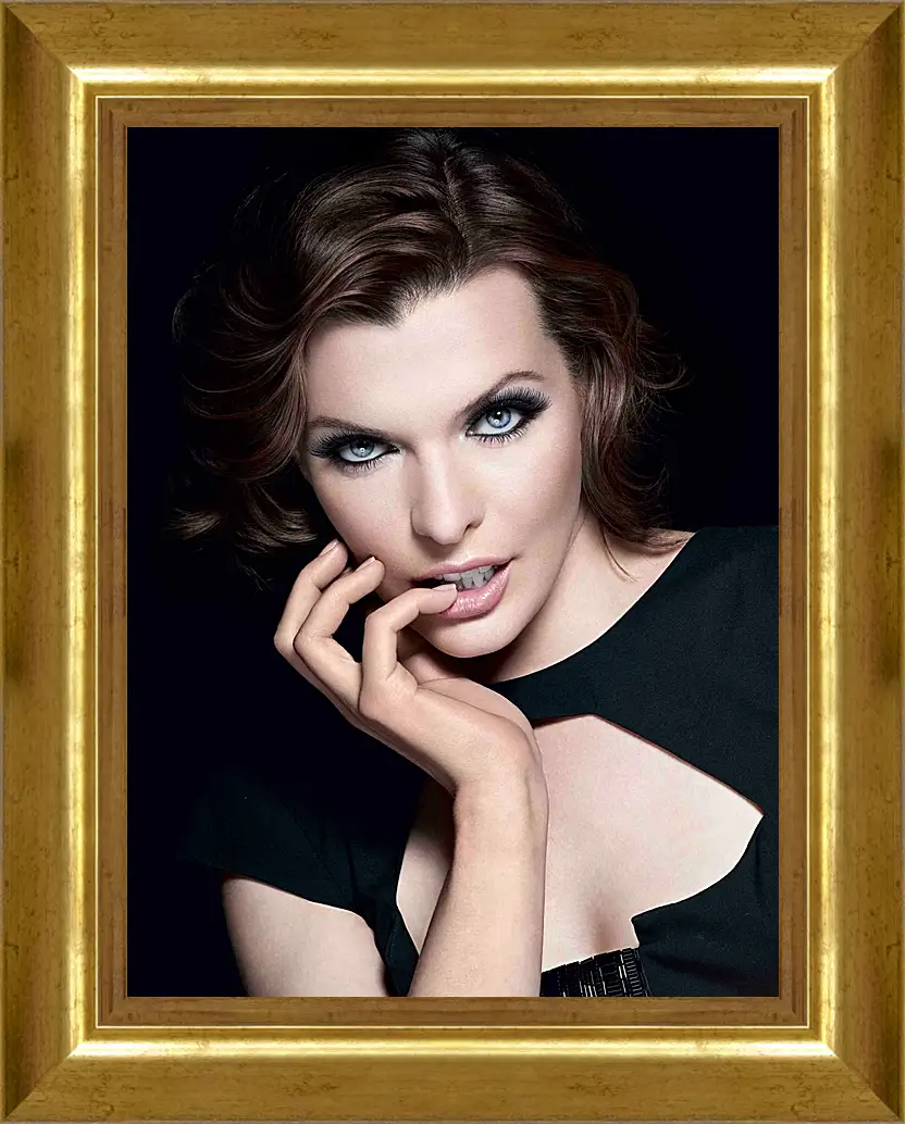 Картина в раме - Милла Йовович. Milla Jovovich