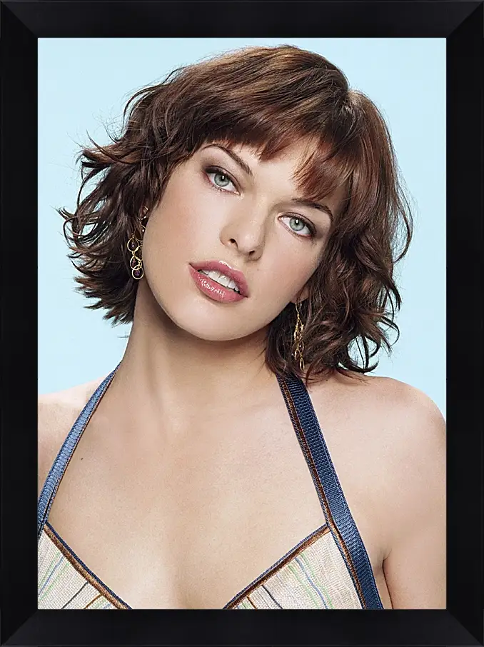 Картина в раме - Милла Йовович. Milla Jovovich