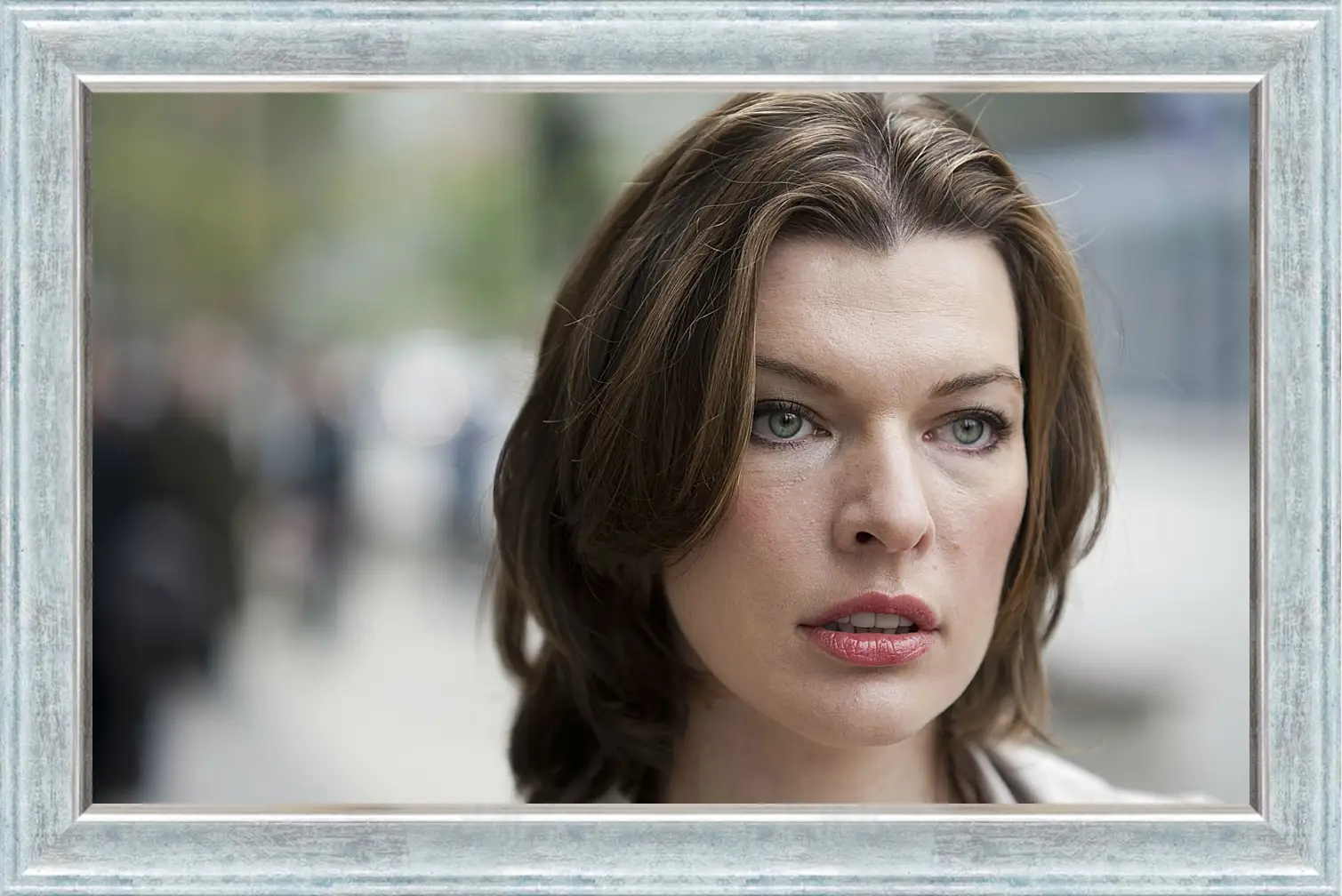 Картина в раме - Милла Йовович. Milla Jovovich