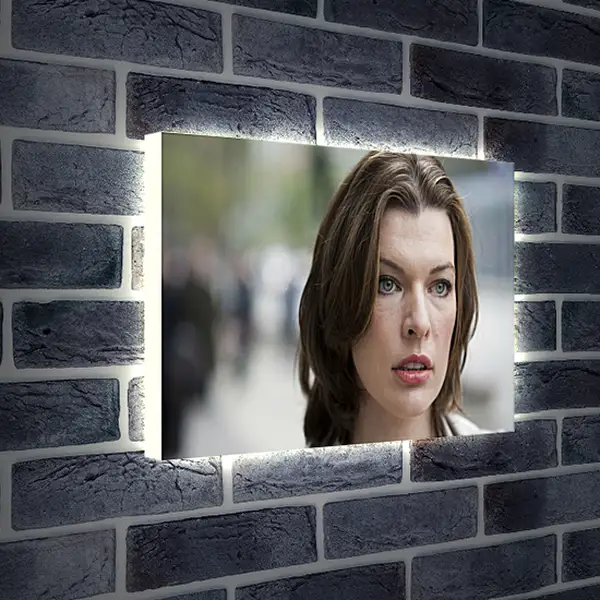 Лайтбокс световая панель - Милла Йовович. Milla Jovovich