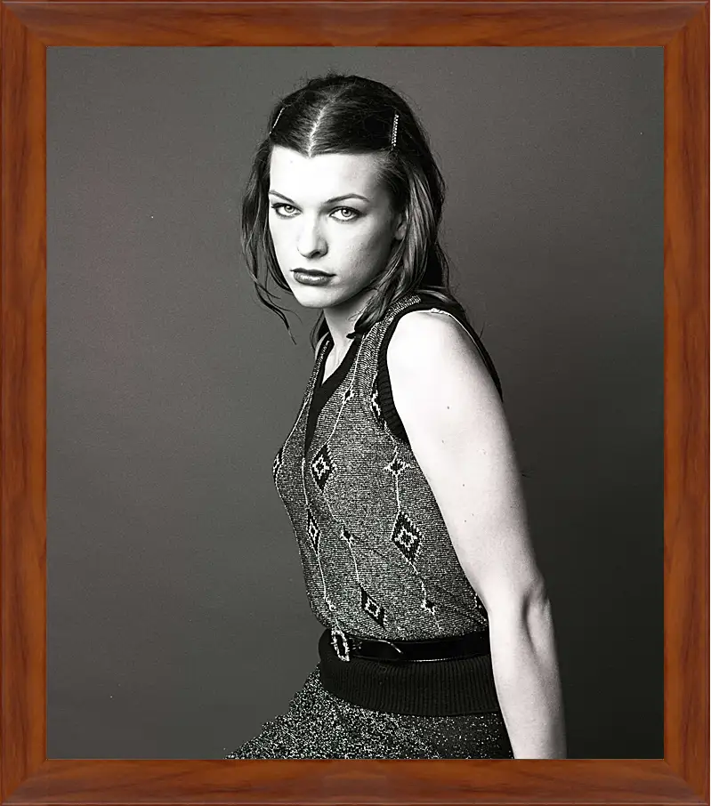 Картина в раме - Милла Йовович. Milla Jovovich