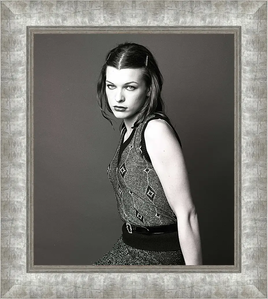 Картина в раме - Милла Йовович. Milla Jovovich