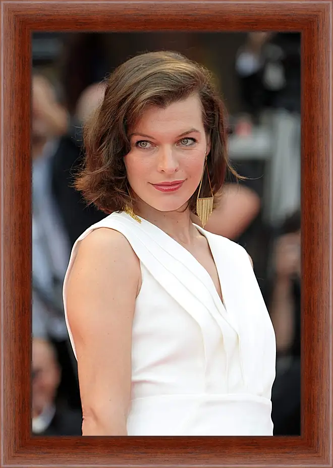 Картина в раме - Милла Йовович. Milla Jovovich