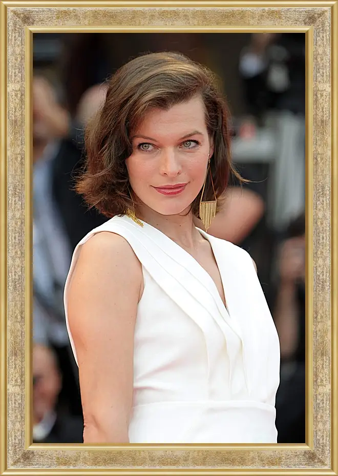 Картина в раме - Милла Йовович. Milla Jovovich