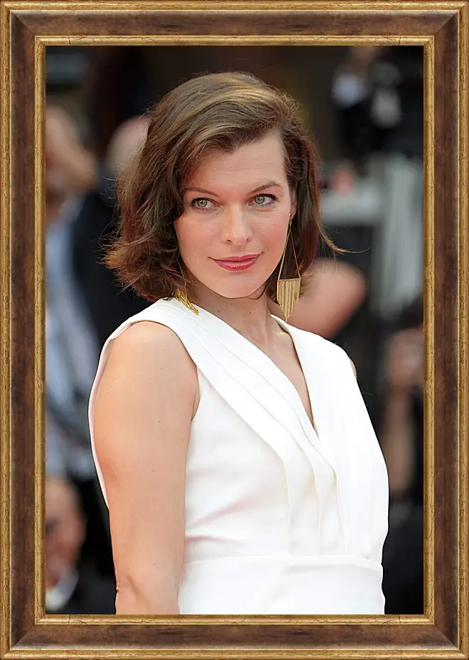 Картина в раме - Милла Йовович. Milla Jovovich