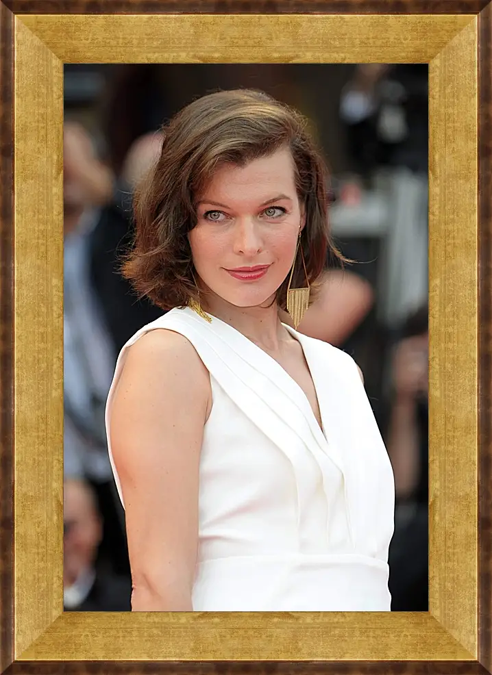 Картина в раме - Милла Йовович. Milla Jovovich