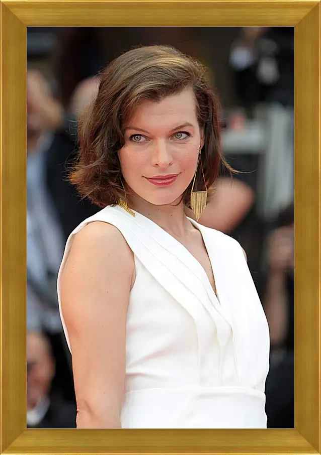 Картина в раме - Милла Йовович. Milla Jovovich