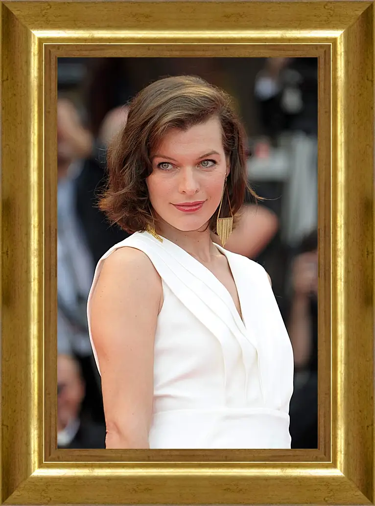 Картина в раме - Милла Йовович. Milla Jovovich